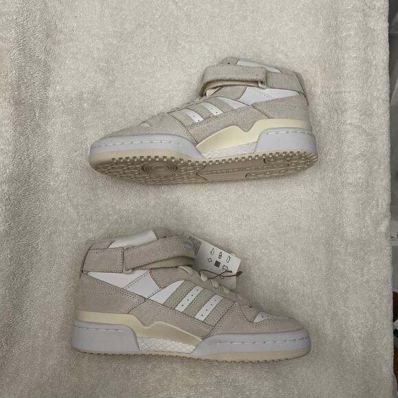 Adidas Forum Mid Cloud White Women's sz 6 US NWOB HQ9949 - Picture 8 of 14